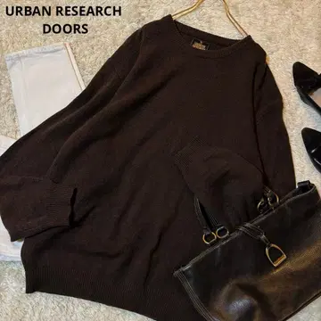어반 리서치 도어스 해밀턴 울 크루넥 니트 루즈핏