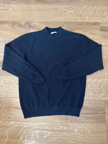 UNITED ARROWS 네이비 하이넥 니트