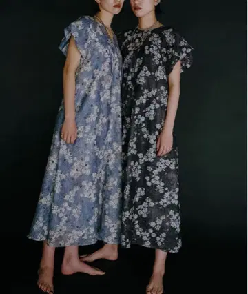 KEITAMARUYAMA x AMERI BLUR FLOWER DRESS