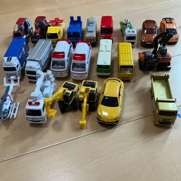 토미카세트 작업용 자동차 묶음 판매