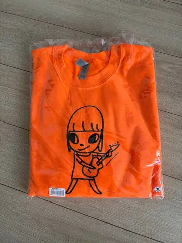 아라하바키 x 나라 요시토모 맨투맨<세이프티 오렌지> XL