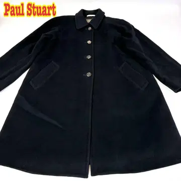 [컨디션 최상] Paul Stuart 스텐 칼라 울 코트 롱 코트