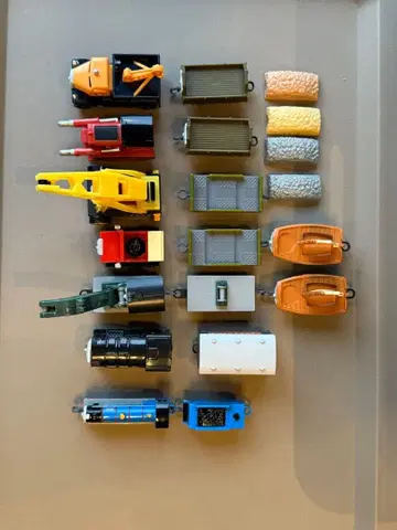 캡슐 프라레일 토마스 차량 세트