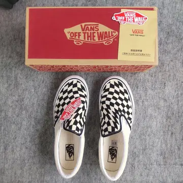 VANS 체커 패턴 슬립온