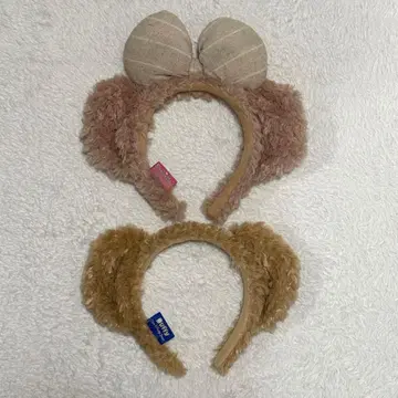 더피 셰리메이 머리띠 2개 세트 TDS 디즈니