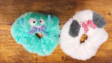 산리오 포차코 한교동 페이스형 스크런치 캐릭터