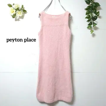 페이턴 플레이스 슬리브리스 니트 원피스 9호 핑크