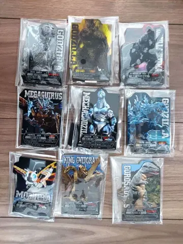 제일복권 고질라 괴수난무 거친 것들 F상 9개 세트 시크릿 포함