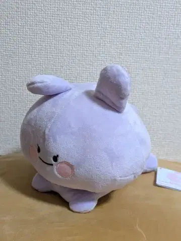 아사미미짱 커다란 봉제 인형 함께 누워있는 포즈