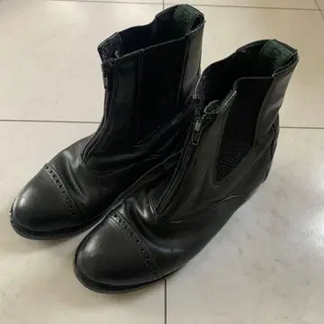 SOMERSET 블랙 사이드 고어 부츠 가죽 6