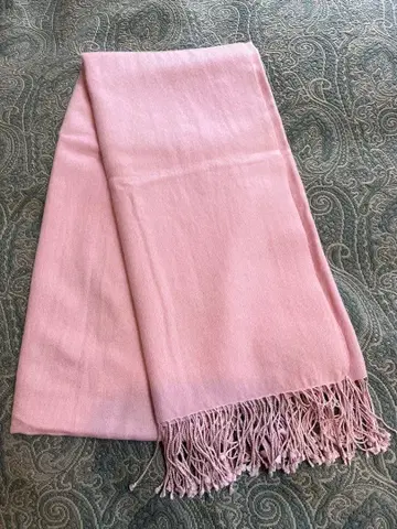 tutti colori 벚꽃색 파슈미나 실크 스톨