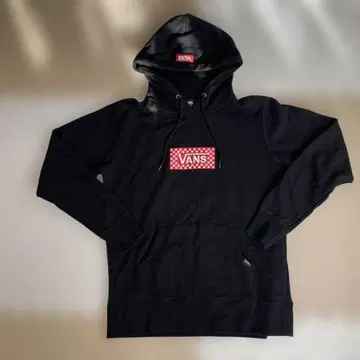 VANS 블랙 후드티 M