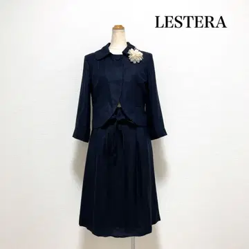 LESTERA 포멀 스커트 수트 네이비 세레모니 졸업 입학식