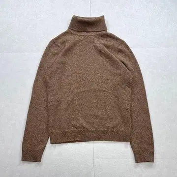 [컨디션 최상] 브룩스브라더스 캐시미어 터틀넥 스웨터 브라운 S 정도