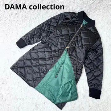 [ 미사용급 ] DAMA 컬렉션 충전솜 퀼팅 코트 블랙 2