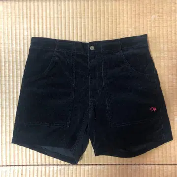새상품급 Ocean Pacific 블랙 코듀로이 숏팬츠