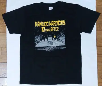 카메이도 하드코어 10주년 블랙 T셔츠 새상품 레어!