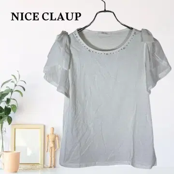 zB689 [ S ] NICE CLAUP 컷소 풀오버 시어 프릴