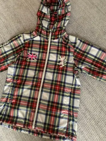 새상품급 어드미럴 남성용 체크 L 윈드 브레이커