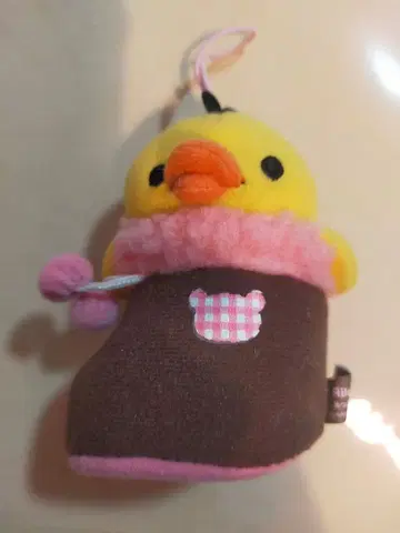 리락쿠마 따뜻한 마스코트 키이로이토 스트랩 봉제 인형