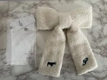 bibiy 비비 리본 머리핀 화이트 미사용 새상품