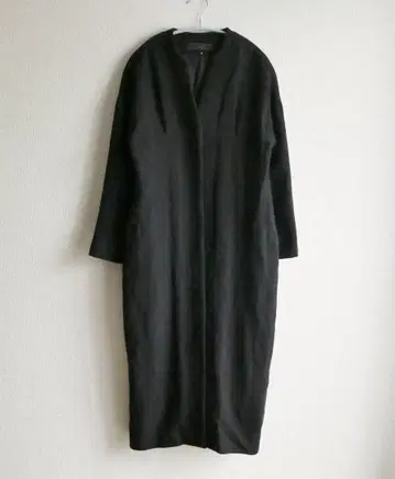 Leilian 레리안 울 린넨 롱 코트