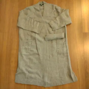 UNIQLO 베이지 랩 롱 가디건 S 사이즈