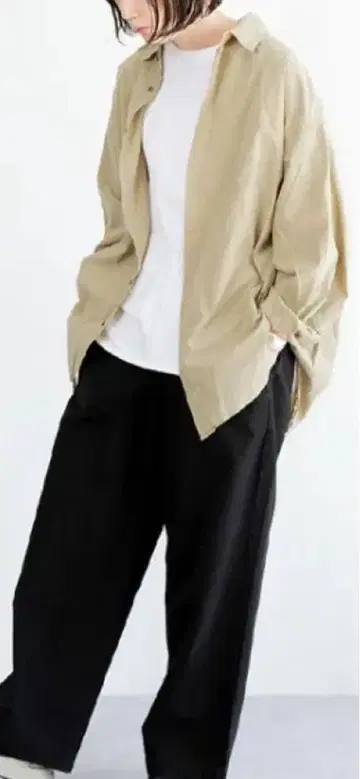 veritecoeur 베리떼꾸르 vc 2658U 베이지 셔츠