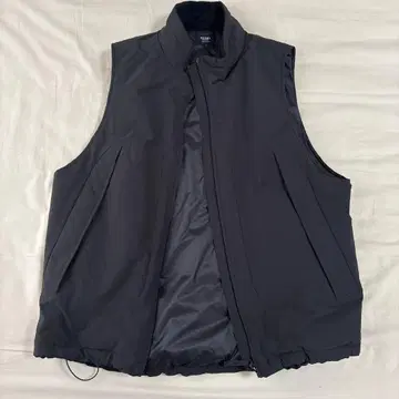 BEAMS 블랙 다운 베스트 M