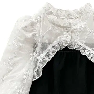 꽃무늬 자수 볼레로 도킹 미니 원피스 S