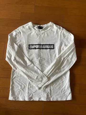 EMPORIO ARMANI 로고 포함 긴팔 티셔츠 XL