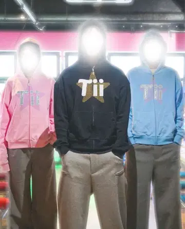 Tii 후드티 M 블랙 구형