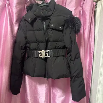 GYDA 벨트 포함 숏 다운 코트