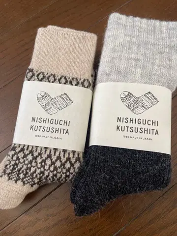 NISHIGUCHI KUTSUSHITA 삭스 23-25cm
