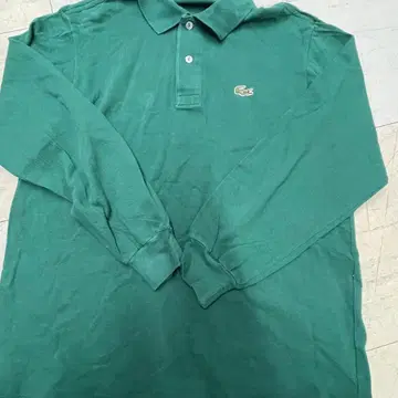 Lacoste 그린 컬러 긴팔 피케 셔츠