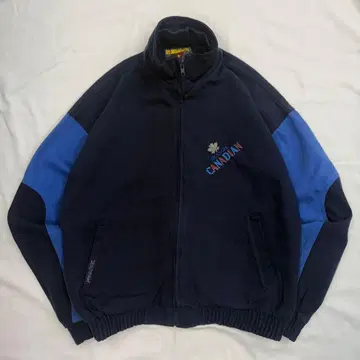 1980s Vintage Design Zip Jacket