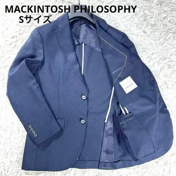 미사용 MACKINTOSH PHILOSOPHY 트로터 네이비 재킷 S