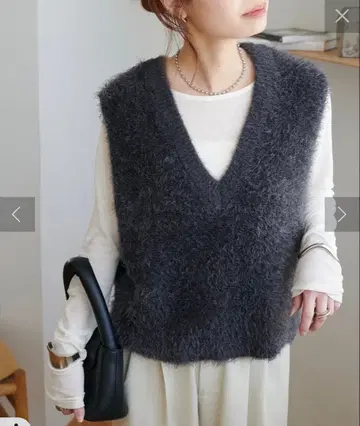 Discoat 전후 2WAY 페더 얀 숏 베스트