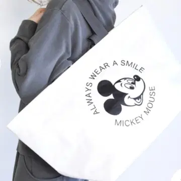 [ 미사용 미개봉 ] WCJ 미키 PAPER TOTE BAG 무료배송