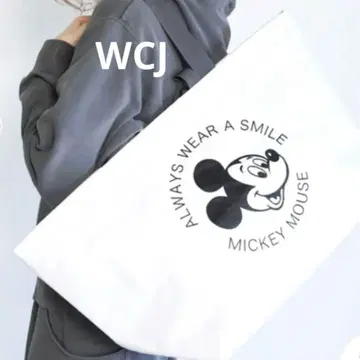 [ 미사용 미개봉 ] WCJ 미키 PAPER TOTE BAG 무료배송