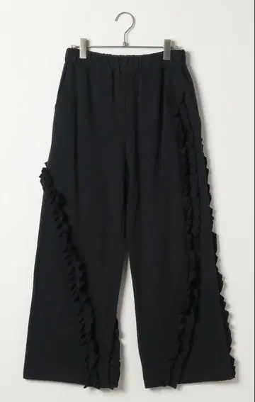 LEPSIM 프릴 스웨트 팬츠 블랙