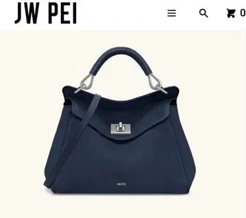 JW PEI Lucia 클래식 페이크 스웨이드 탑 핸들 백