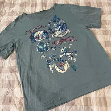 원더 더 시 프린트 T셔츠