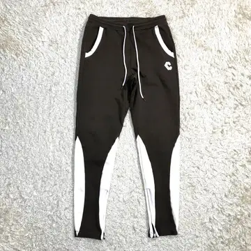 크로노스 스웨트 팬츠 카키 조거 팬츠 면 M 사이즈