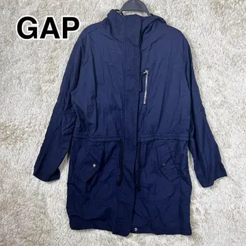 GAP 모즈 코트 네이비 후드 부착 XS 여성용