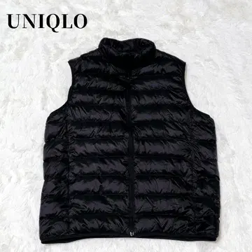 유니클로 블랙 울트라 라이트 다운 베스트 퀼팅