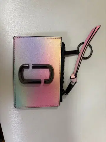 미사용 새상품 MARC JACOBS 코인 케이스 키링 포함 그라데이션