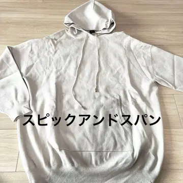 스픽 앤 스팬 Spick & span 베이지 후드티