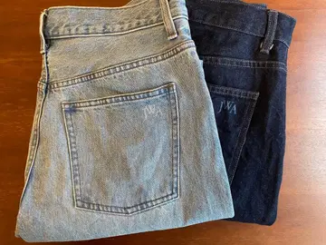 유니클로 W 스트레이트 청바지