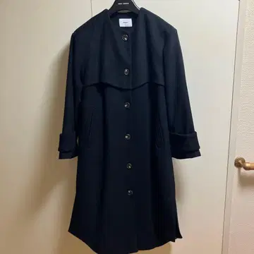 MURUA 무루아 노카라 레이어드 롱 코트 S